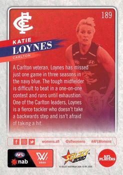 2020 Select Footy Stars #189 Katie Loynes Back